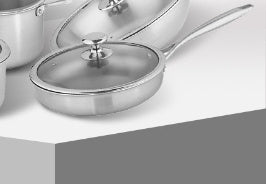 Uncoated Flat Bottomed Pan