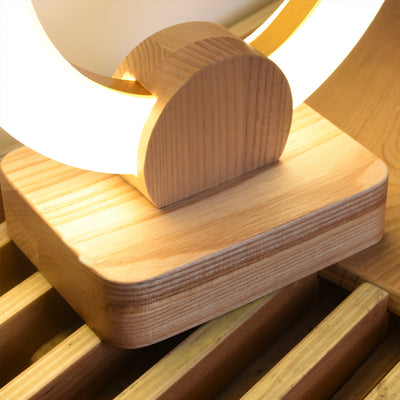 Wooden Art Circular Chandelier