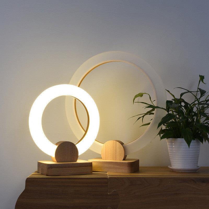Wooden Art Circular Chandelier