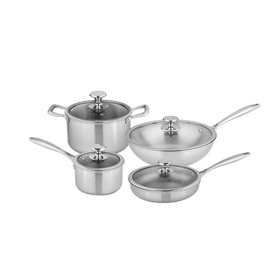 Uncoated Flat Bottomed Pan